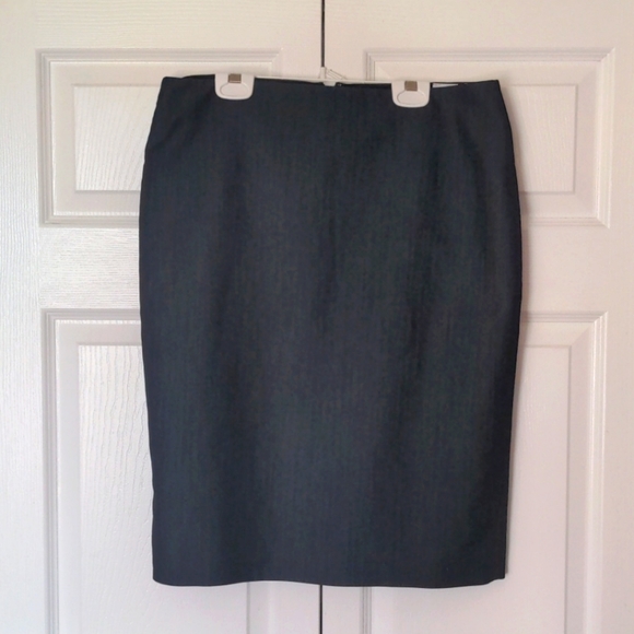 Grey Blue Pencil Skirt by Anne Klein - Picture 1 of 7